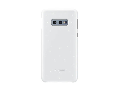 Твърди гърбове Твърди гърбове за Samsung Луксозен интерактивен гръб оригинален LED COVER EF-KG970CWEG за Samsung Galaxy S10e G970 бял 